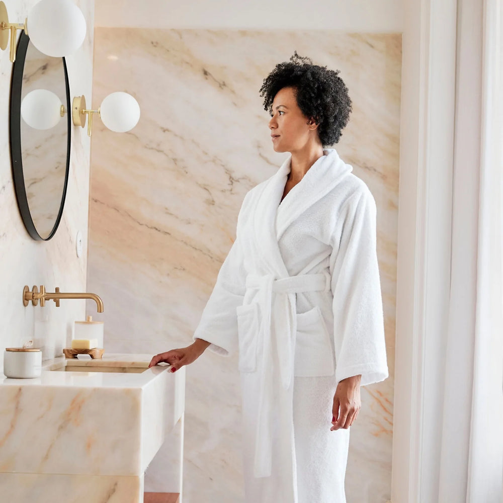 
                  
                    Luksus badekåbe - Torres Novas - 100% bomuld - Hvid - Unisex
                  
                