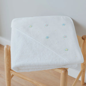
                  
                    Babyhåndklæde - Torres Novas - Bordal - 90 x 90 cm - Hvid m. multifarve
                  
                