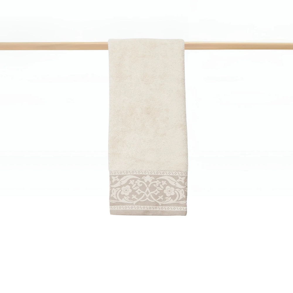 
                  
                    Håndklæde - 100% bomuld - Royale - Torres Novas - 50 x 100 cm - Beige
                  
                