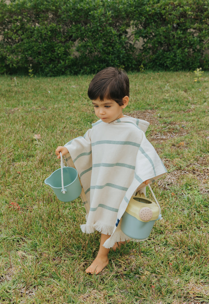 
                  
                    Poncho - 2-4 år - Rosa striber
                  
                